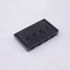 Guitar Bridge 1 Set Bass Bridge For 4 Strings Electric Bass Black