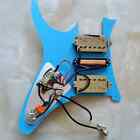 Prewired HSH Silver Mirror Pickguard Zebra Pickup 7 Way Switch Welding Harness For Fender Stratocaster Strat