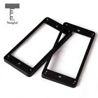 Black Guitar Flat Humbucker Pickup Rings For Washburn,Rogue,Ibanez,Fender,ESP