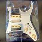 Prewired HSH Silver Mirror Pickguard Zebra Pickup 7 Way Switch Welding Harness For Fender Stratocaster Strat
