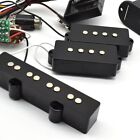 1 Set 4 String Bass Guitar Pickup with Wiring Harness For Precision P Bass