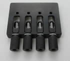 4 String Headless Bass Guitar Bridge with Adjustable String Spacing
