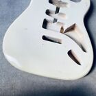 White SSH Guitar Basswood Solid Body For Strat Stratocaster