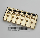 6 String Electric Bass Bridge in Gold Fit Schecter,Ibanez,Washburn,ESP LTD,Cort