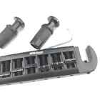 Wilkinson Black Wrapround Guitar Bridge Tailpiece For Epiphone,PRS,D'Angelico