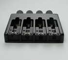 4 String Headless Bass Guitar Bridge with Adjustable String Spacing