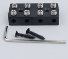 Black Metal 4 String Headless Bass String Lock
