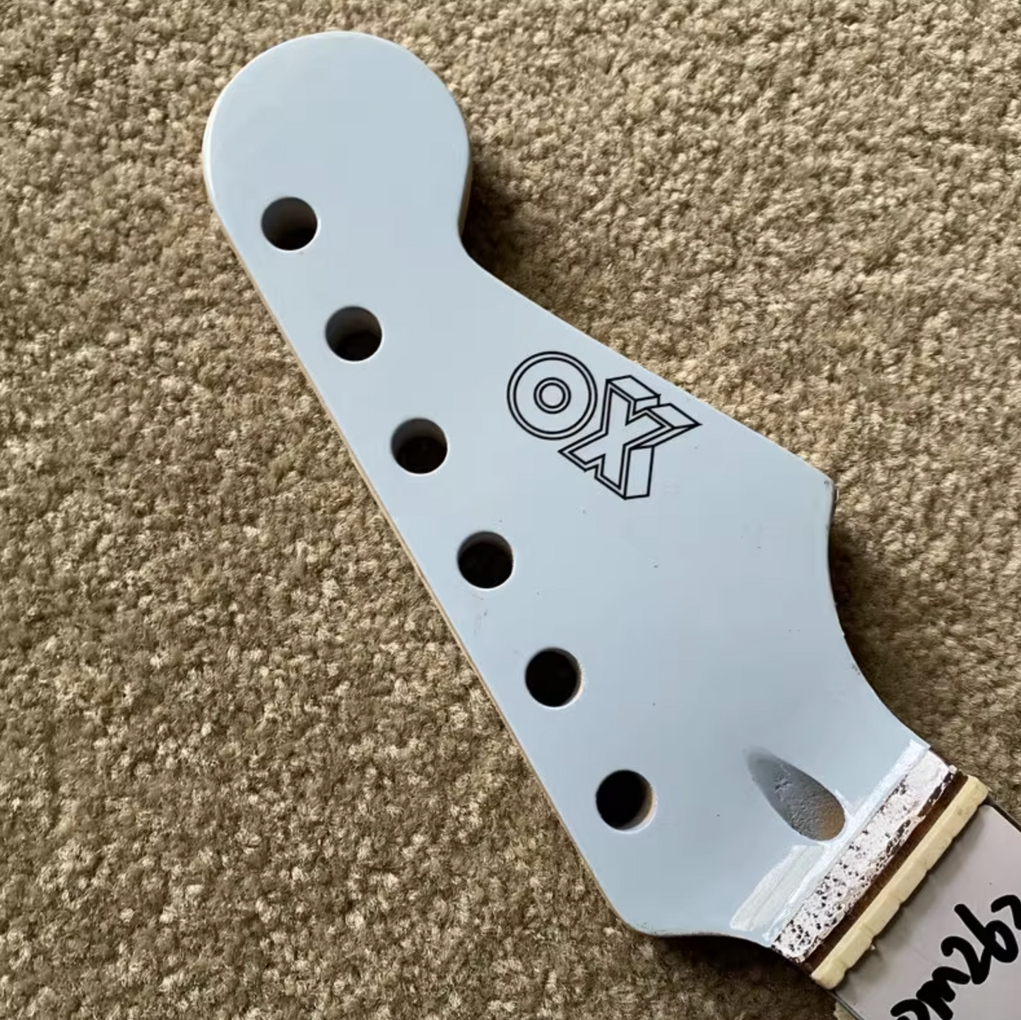 Blue XO Guitar Maple Wood Neck, 22 Frets Rosewood Fingerboard