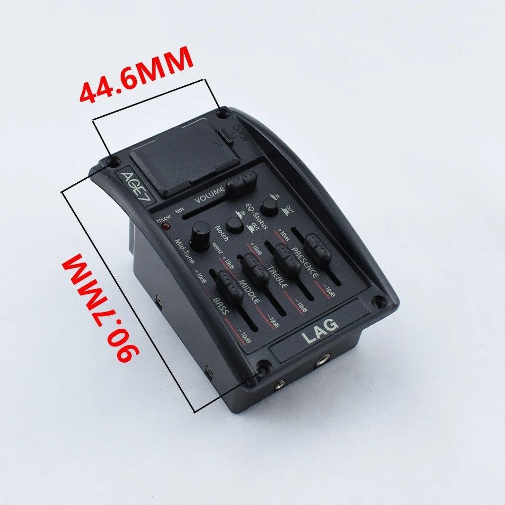 LAG AQE7 Acoustic Guitar EQ Equalizer Preamp Pickup