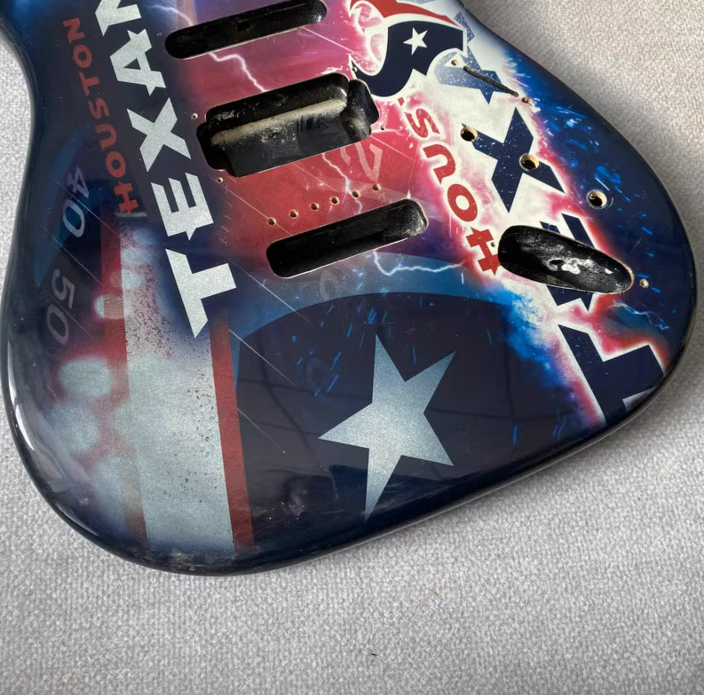 Texans Guitar HSS Basswood Body DIY Project