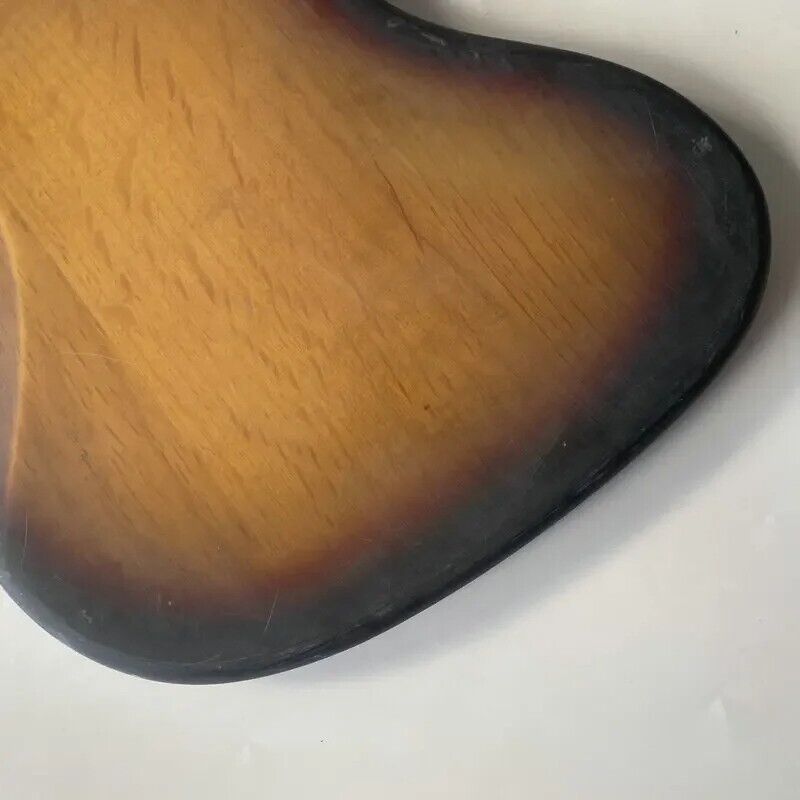 Left Handed 4 String Bass Basswood Body in Sunburst Finish Fit Jazz Bass