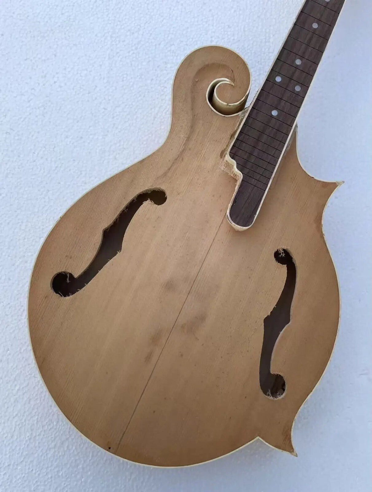 Custom DIY Project 8 String Mandolin, Maple Neck, Rosewood Fretboard