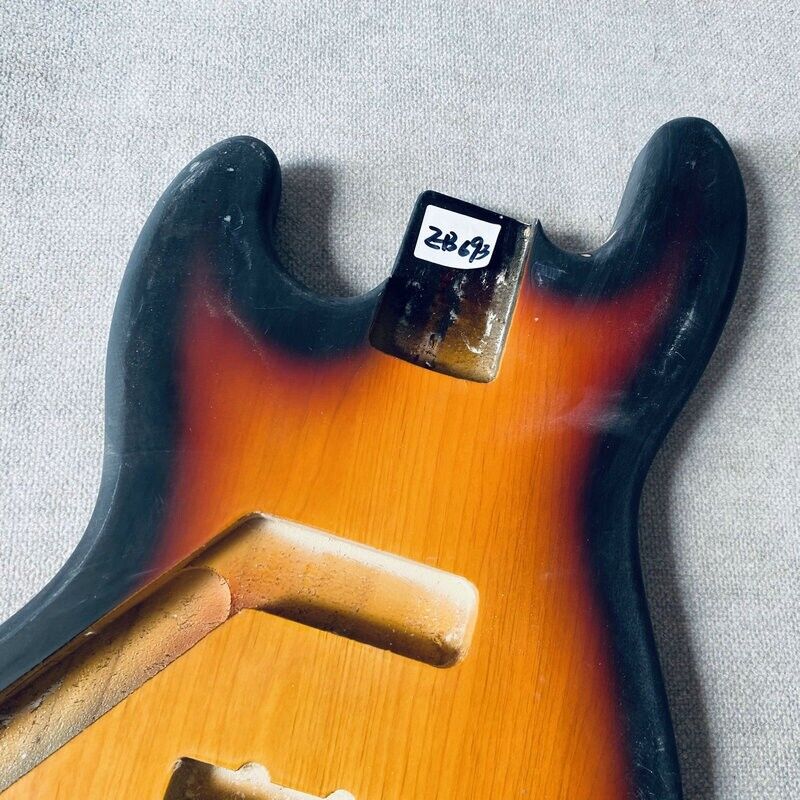 Lefty Tobacco Burst Bass Guitar Body For Jazz Bass