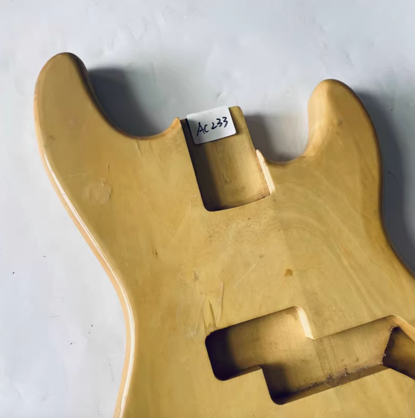Alder Wood 4 String Bass Guitar Body DIY Project