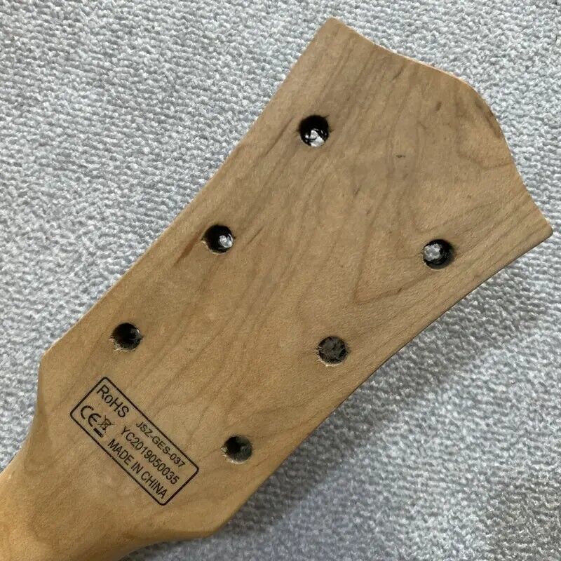 JSZ Maple Wood Black Guitar Neck, Rosewood 22 Frets Fingerboard