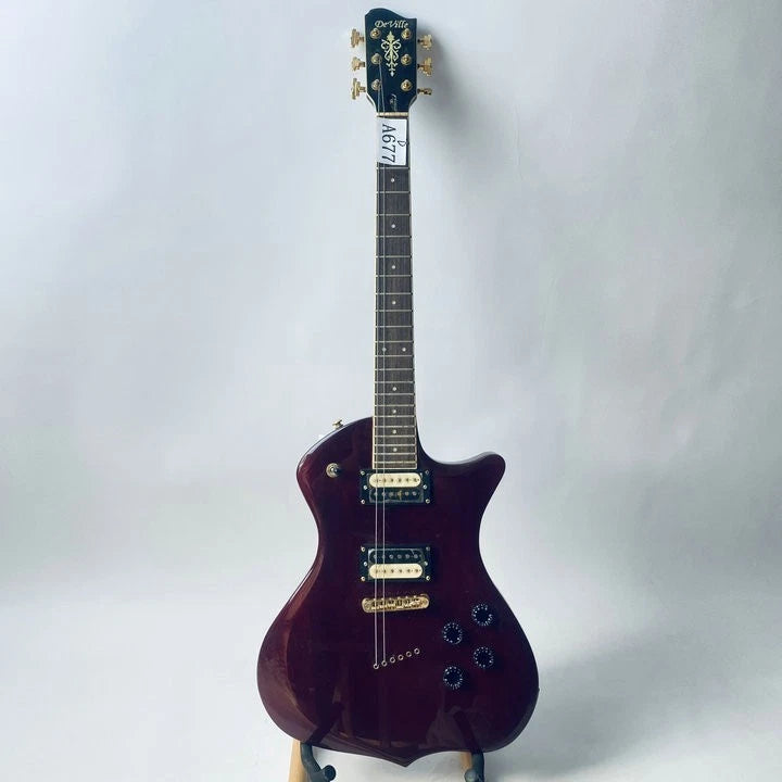 J&D Strings Through Electric Guitar, Mahogany Body, Maple Neck