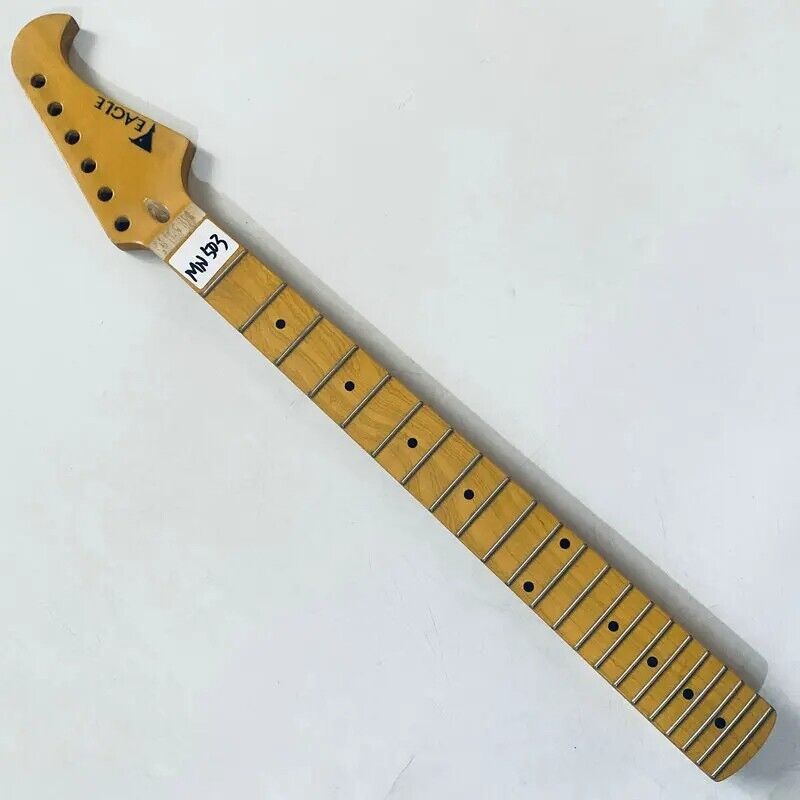 Eacle Yellow Custom Guitar Maple Wood Neck and Maple 22 Frets Fingerboard