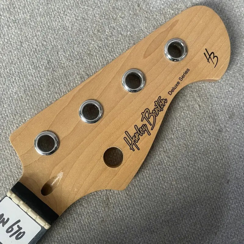 Harley Benton 5 String Bass Maple Wood Neck, 20 Frets Rosewood Fingerboard