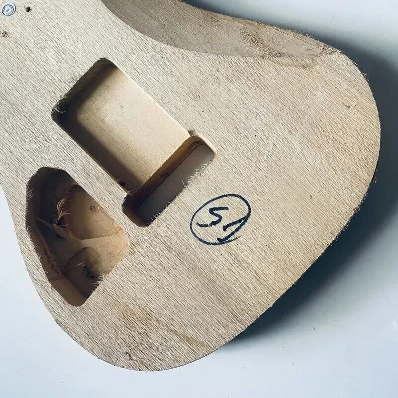 SSH Alder Wood 7 String Guitar Body DIY Project