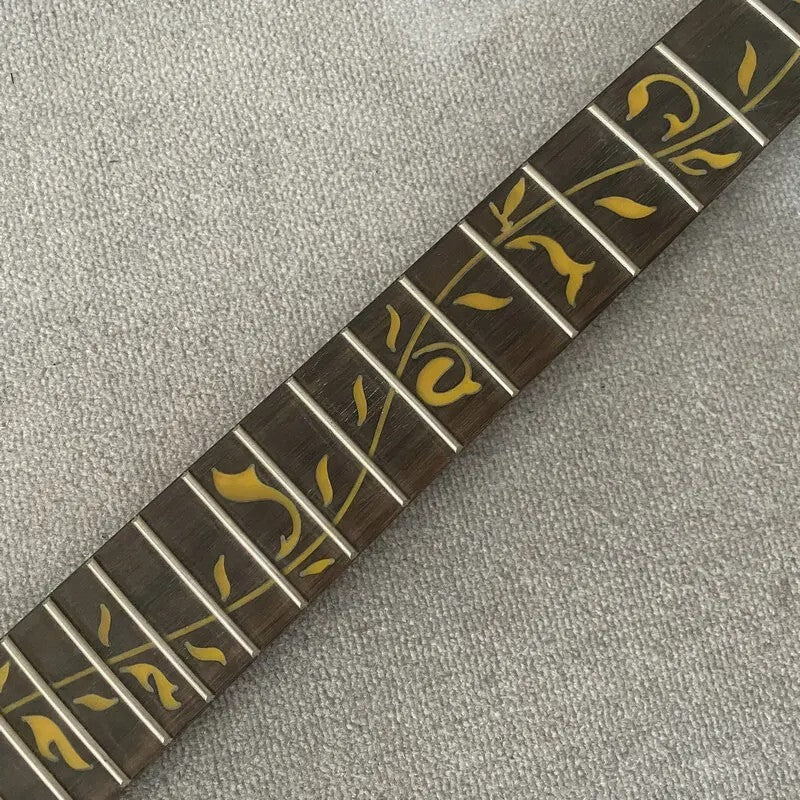 Maple Wood Electric Guitar Neck, Rosewood Fingerboard, Tree of Life Inlay