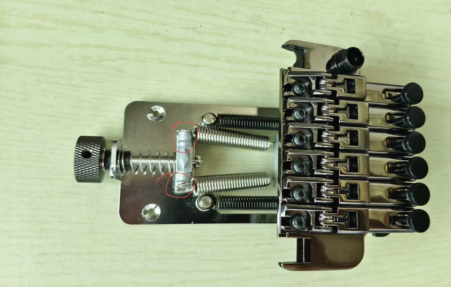 Ibanez Edge Zero II Guitar Bridge Tremolo System in Black Nickel Fit RG/S/RGA