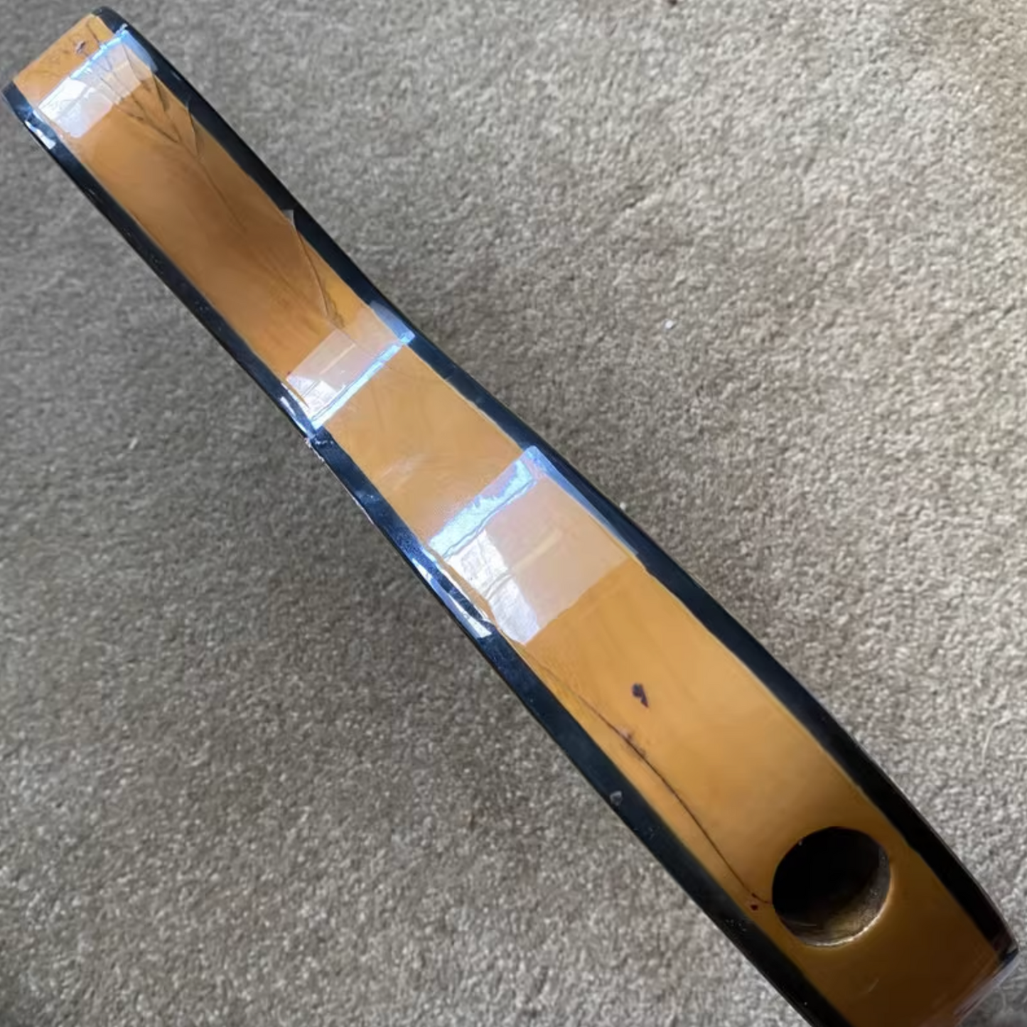 Ash Wood Guitar Single Cut Body with Tiger Maple Top Fit Telecaster Tele
