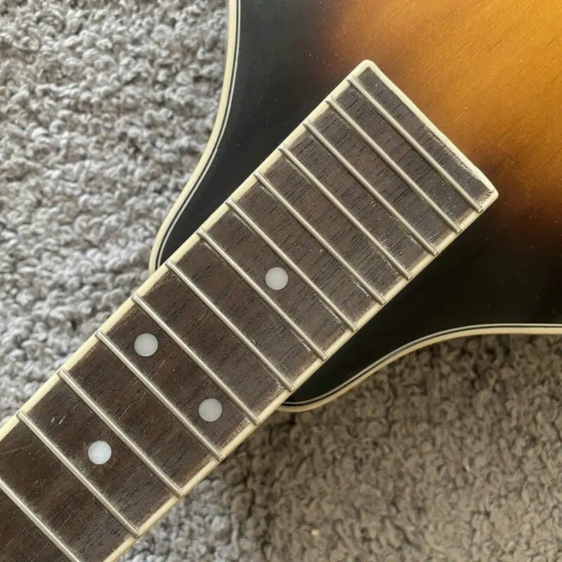 Tobacco Burst 8 String Mandolin Guitar, with Mahogany Neck, Rosewood Fingerboard