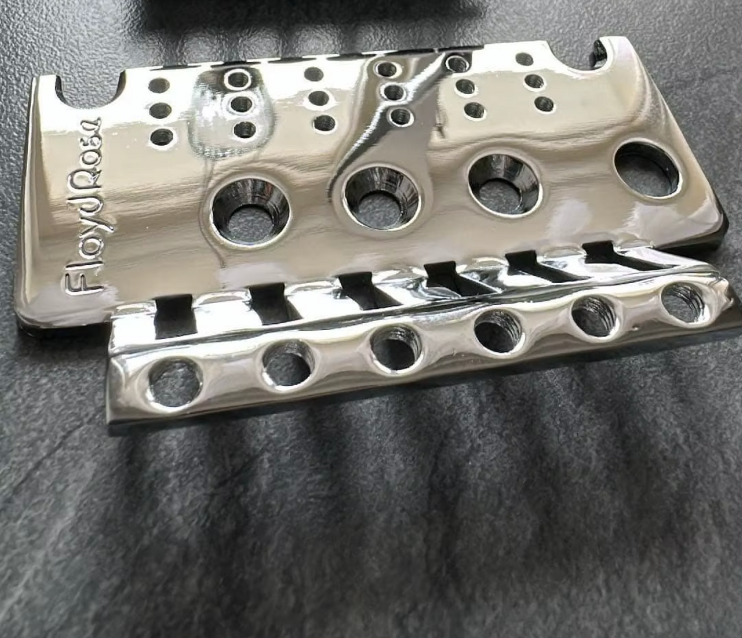 Chrome Floyd Rose Guitar Bridge Tremolo Base Plate