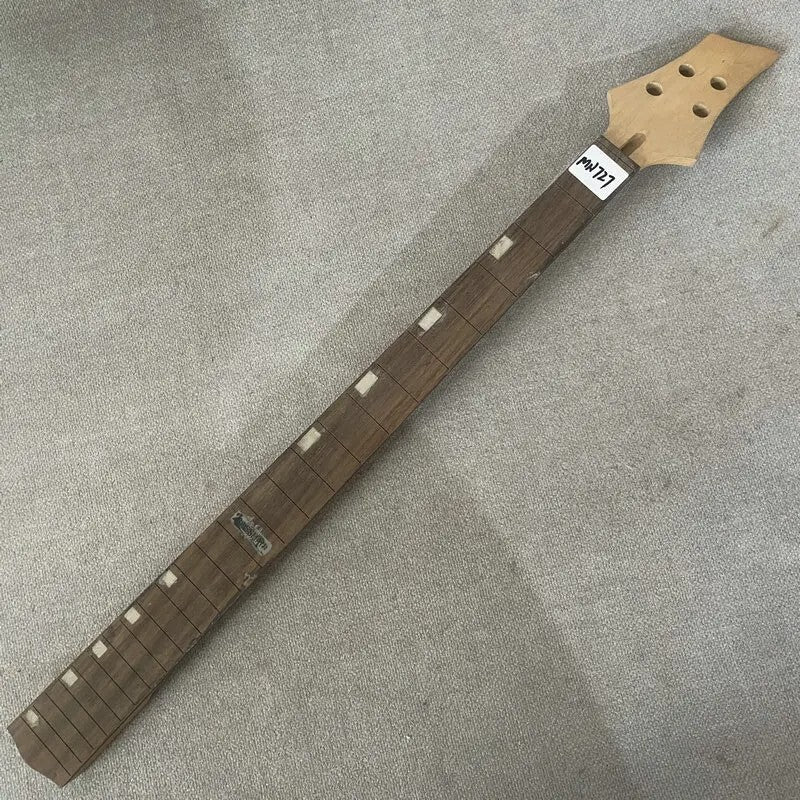 Maple Wood Electric Bass 4 String Neck, Rosewood Fingerboard 24 Frets