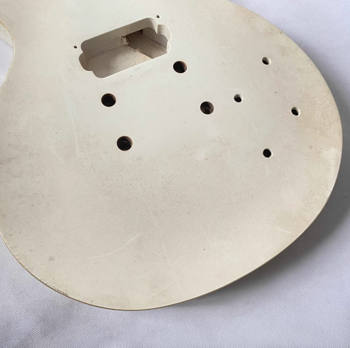 White Single Cut Guitar Basswood Body Fit LP Les Paul