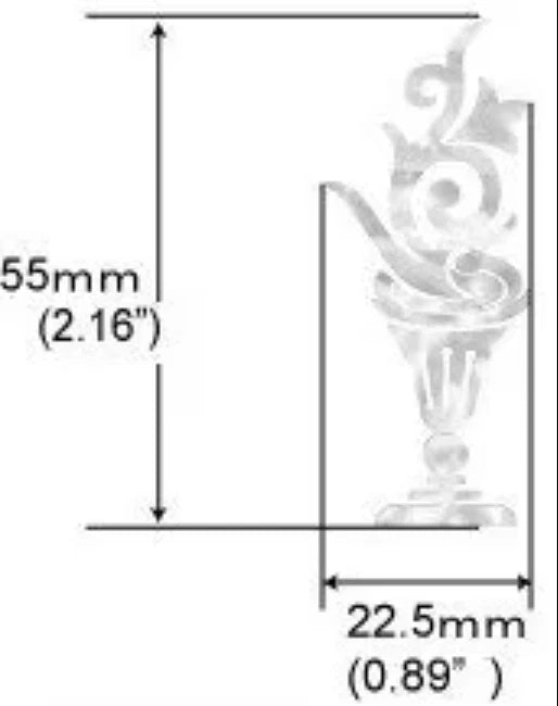 Flower Pot Torch Guitar Headstock Inlay Sticker