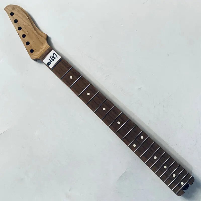 Roasted Maple Wood Electric Guitar Neck, Rosewood 21 Frets Fingerboard