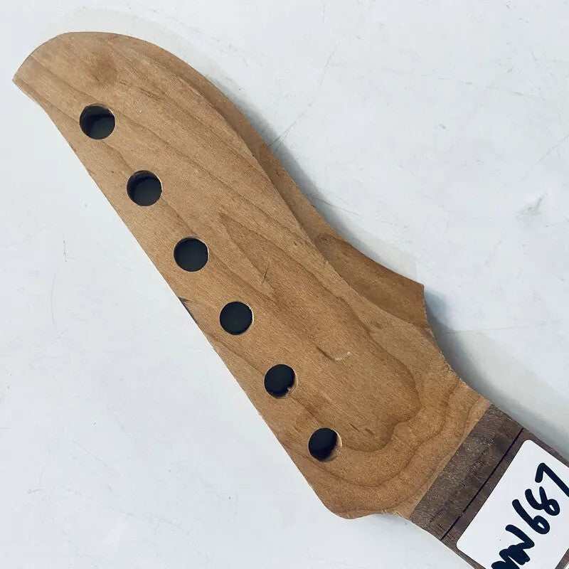 Roasted Maple Wood Electric Guitar Neck, Rosewood 21 Frets Fingerboard