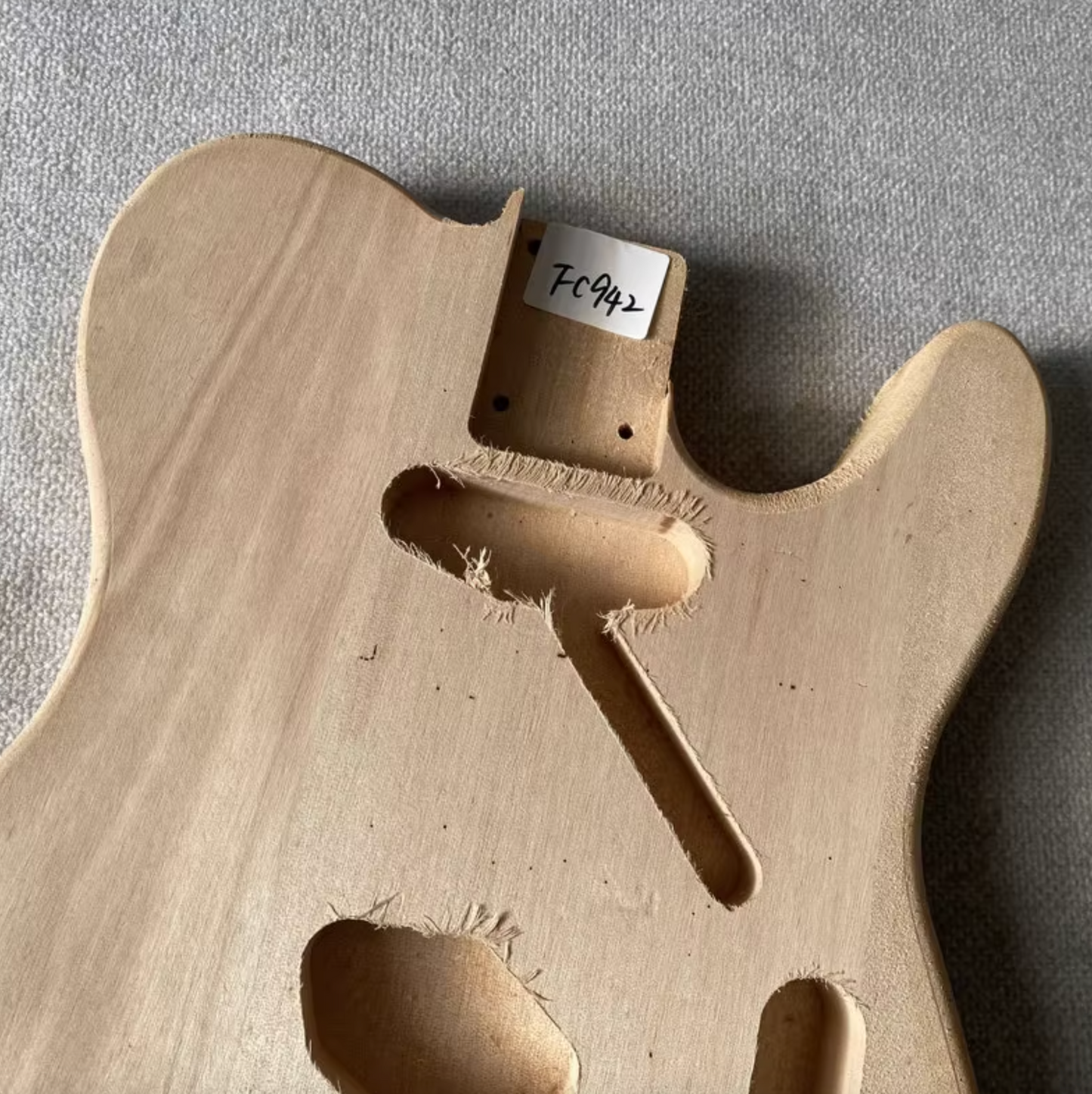 Unfinished Basswood Guitar Single Cut Body Fit Telecaster Tele