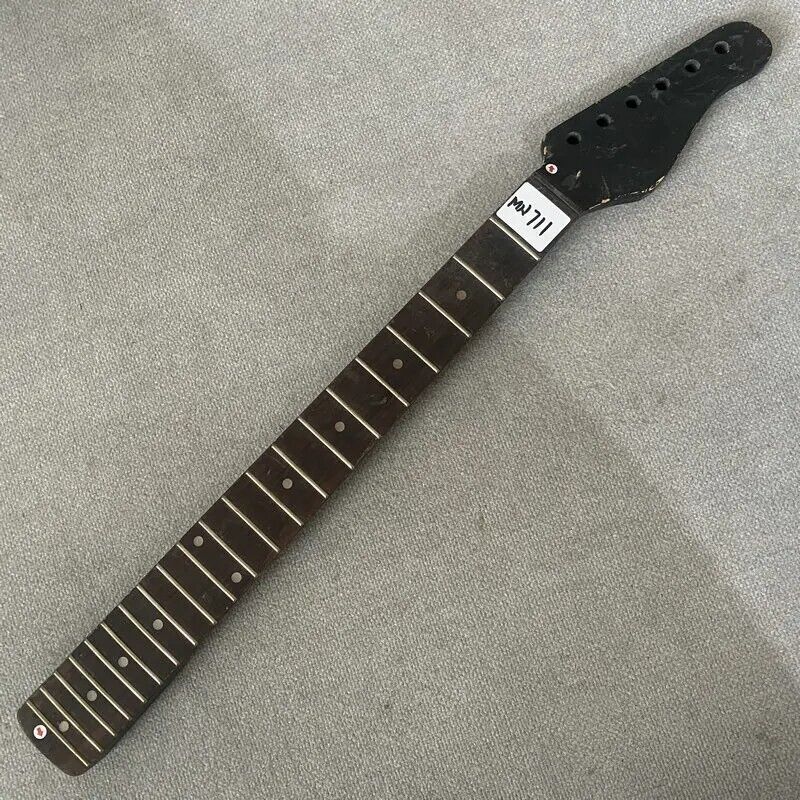 Black Electric Guitar Maple Wood Neck, Rosewood 21 Frets Fretboard DIY Project