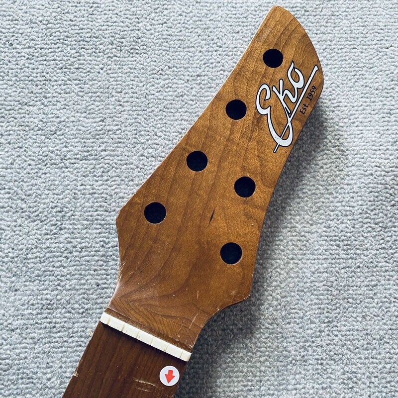 EKO Roasted Maple Wood Guitar Neck, 24 Frets Fingerboard