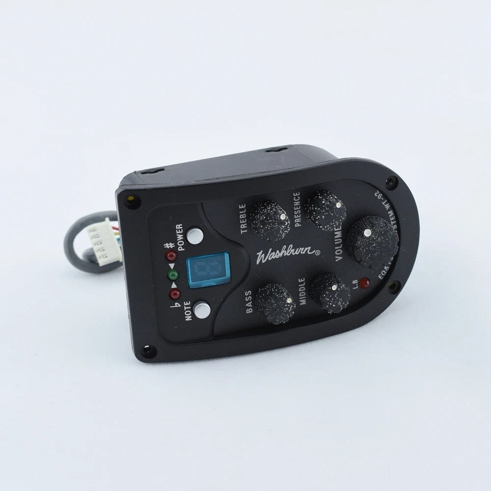 Washburn WT-92 Acoustic Guitar EQ Equalizer Tuner System Preamp Pickup