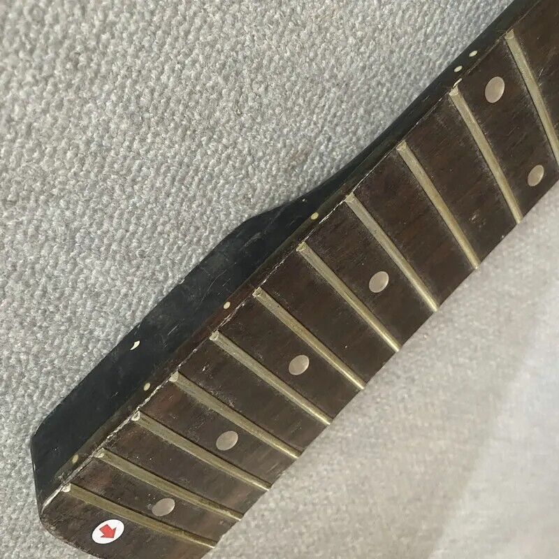 Black Electric Guitar Maple Wood Neck, Rosewood 21 Frets Fretboard DIY Project