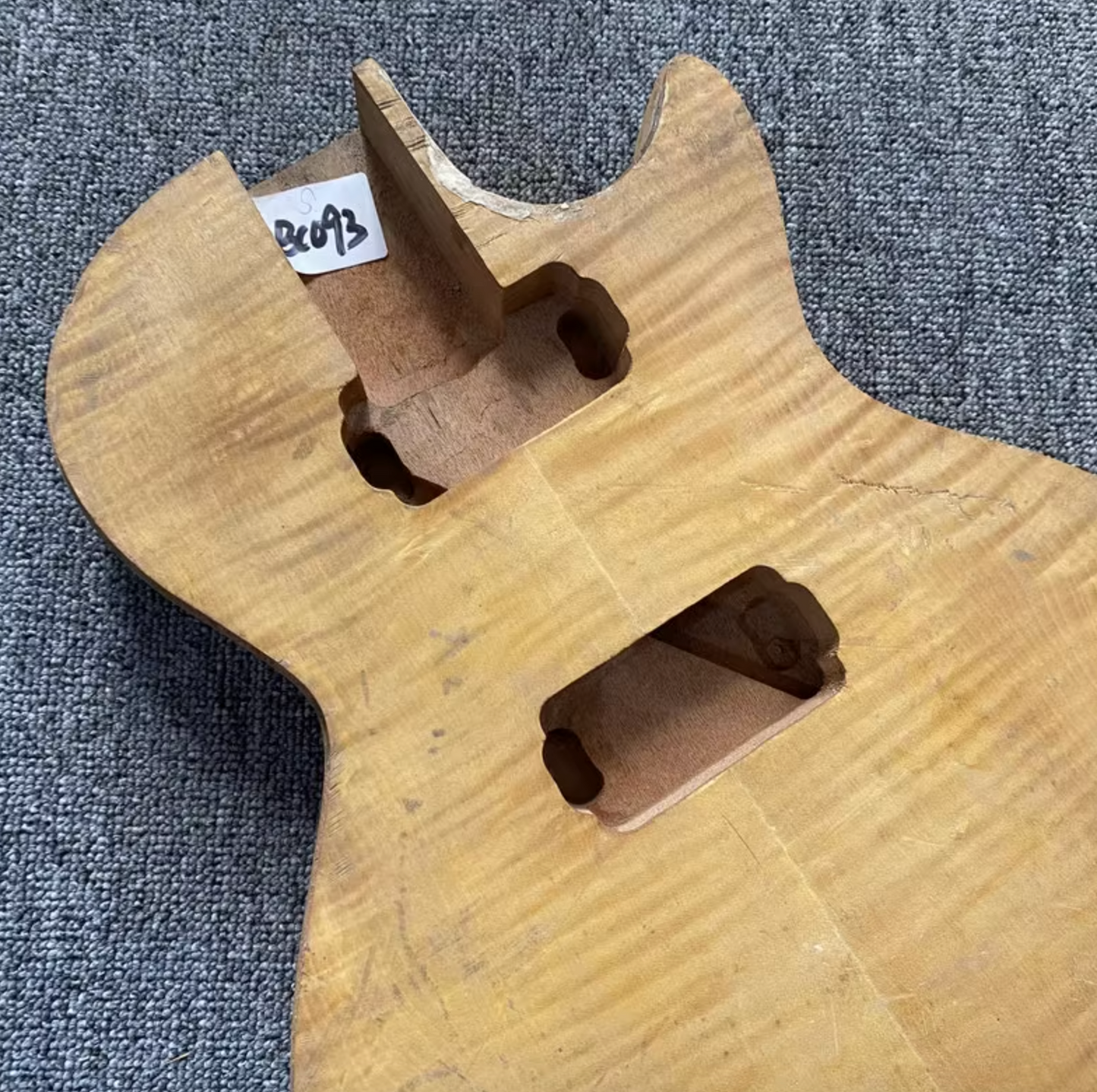 Tiger Maple Top Single Cut Mahogany Guitar Body Fit Les Paul LP