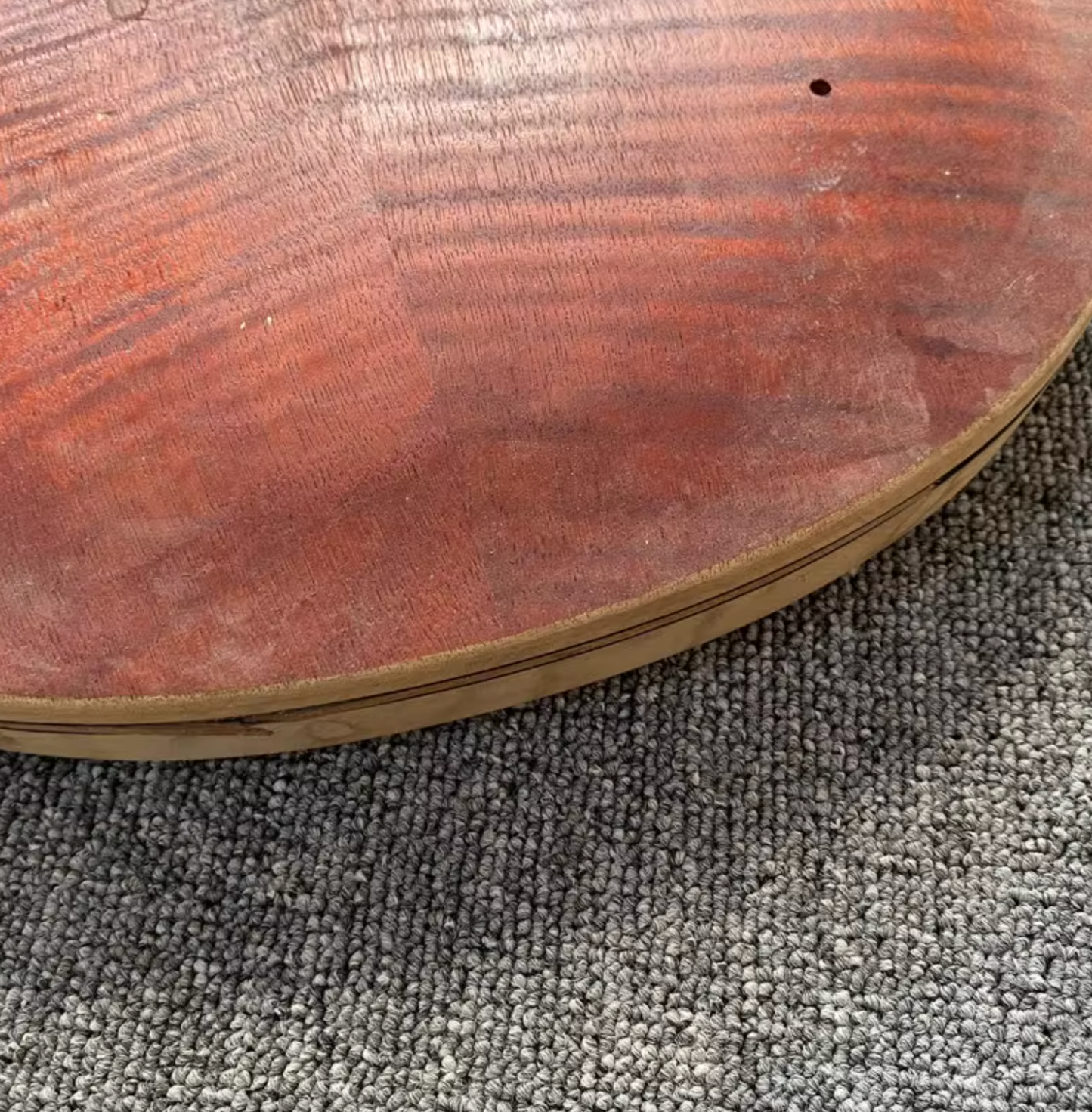 Mahogany Wood DIY Project Guitar Body with Veneer Tiger Maple Top Fit Les Paul