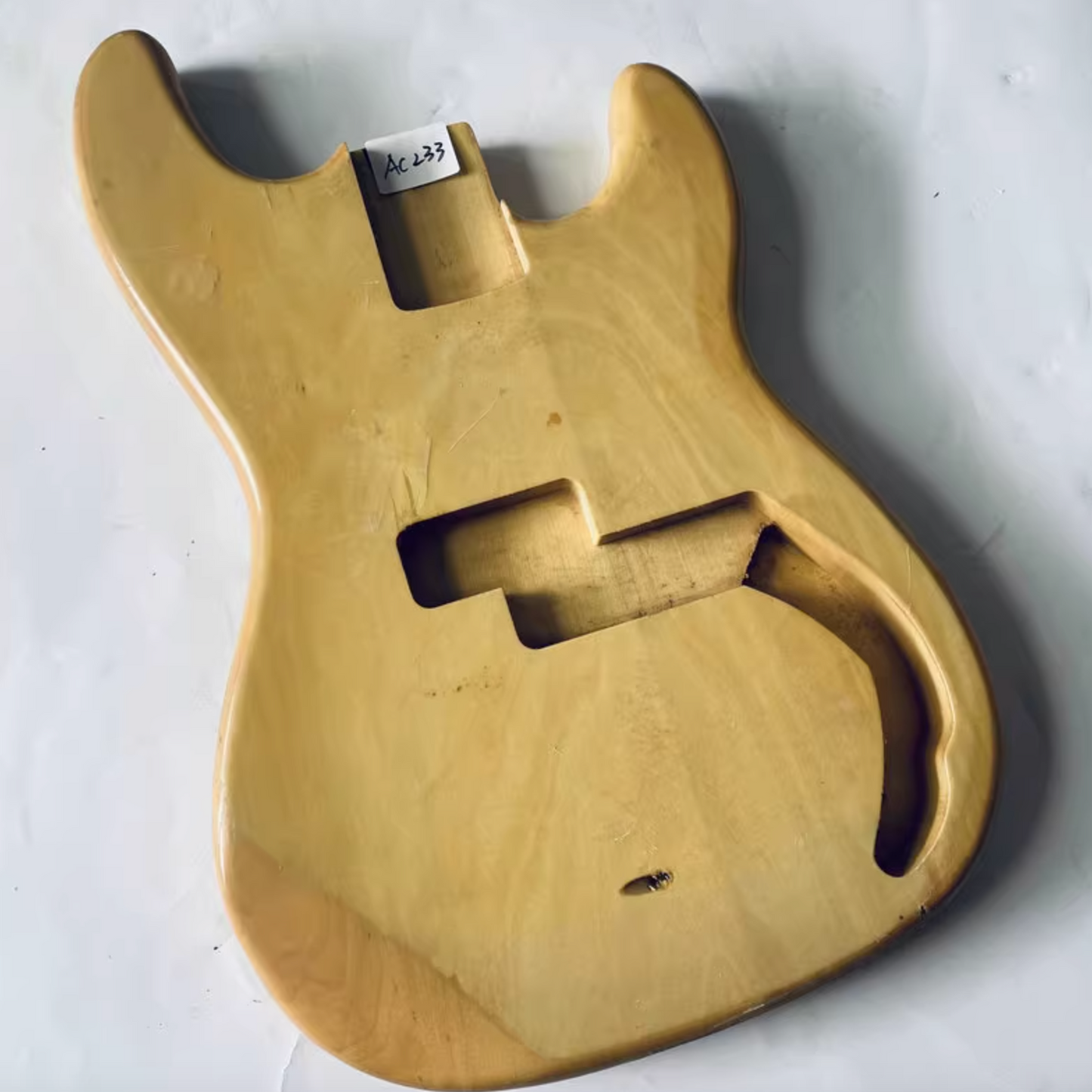 Alder Wood 4 String Bass Guitar Body DIY Project