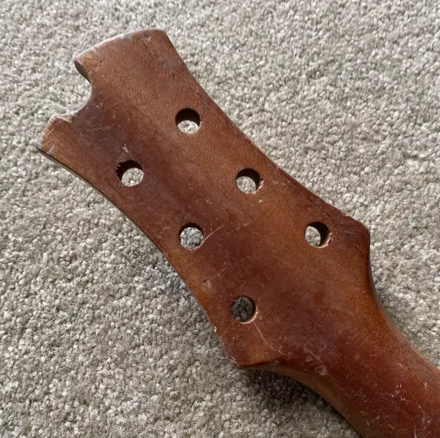 DIY Project Mahogany Wood Guitar Neck, Rosewood Fingerboard Fit Les Paul LP