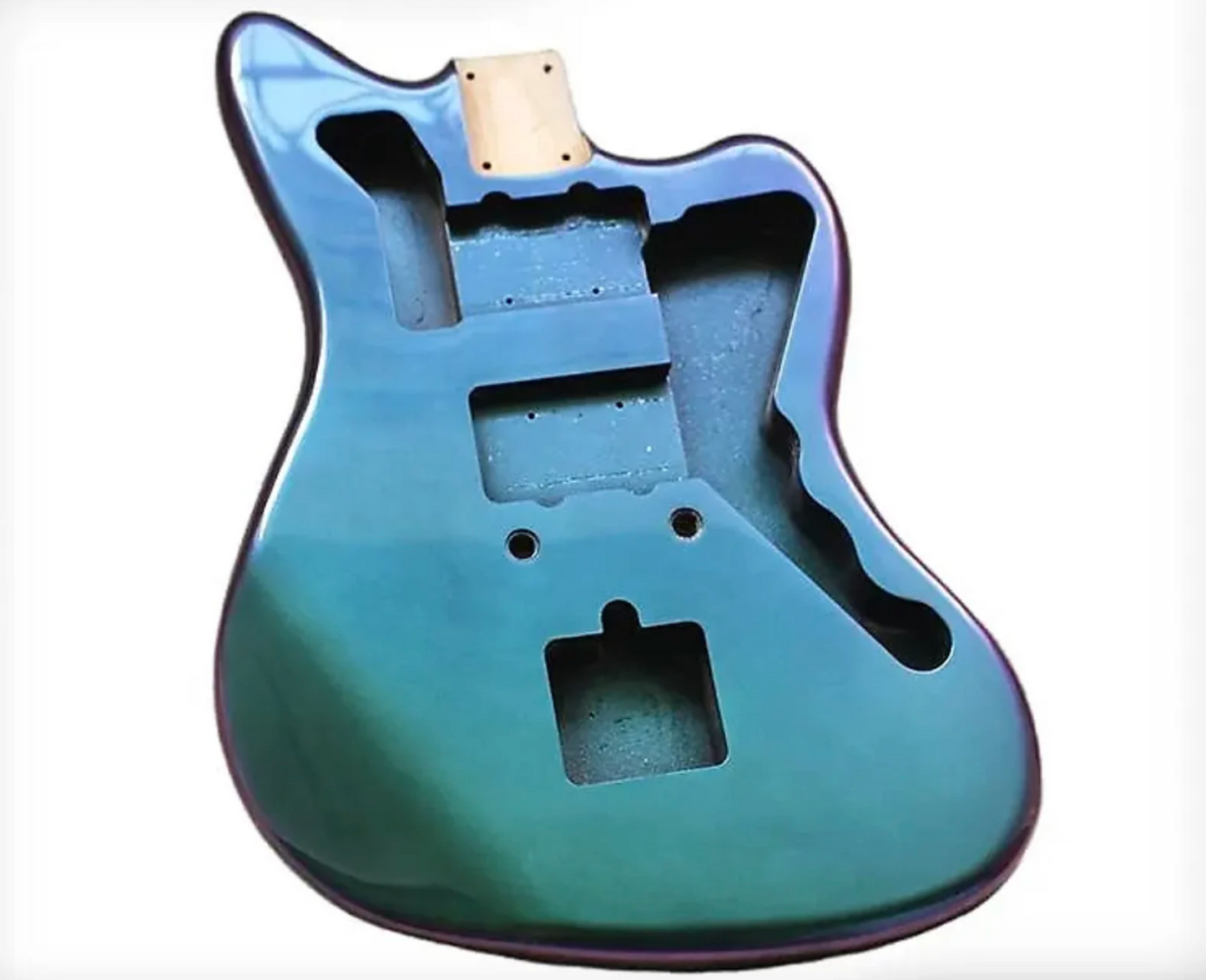Alder Wood Guitar Body in Chameleon Green Finish Fit Jazzmaster Guitars