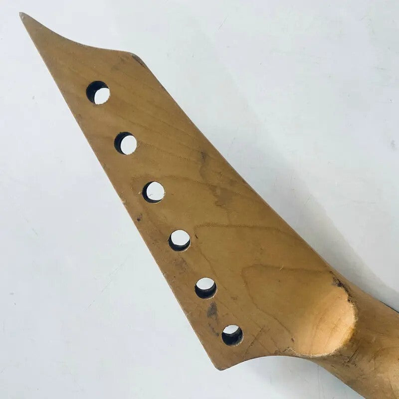 Black Maple Wood Guitar Neck, Rosewood 24 Frets Fingerboard DIY Project