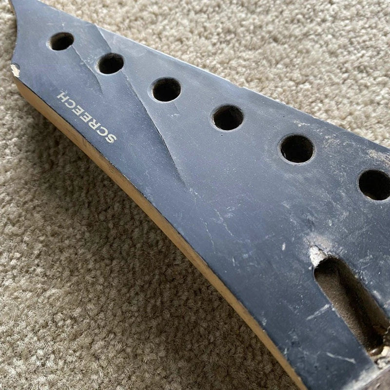 Maple Wood Guitar Neck, Reversed Headstock, Rosewood Fingerboard, 24 Frets
