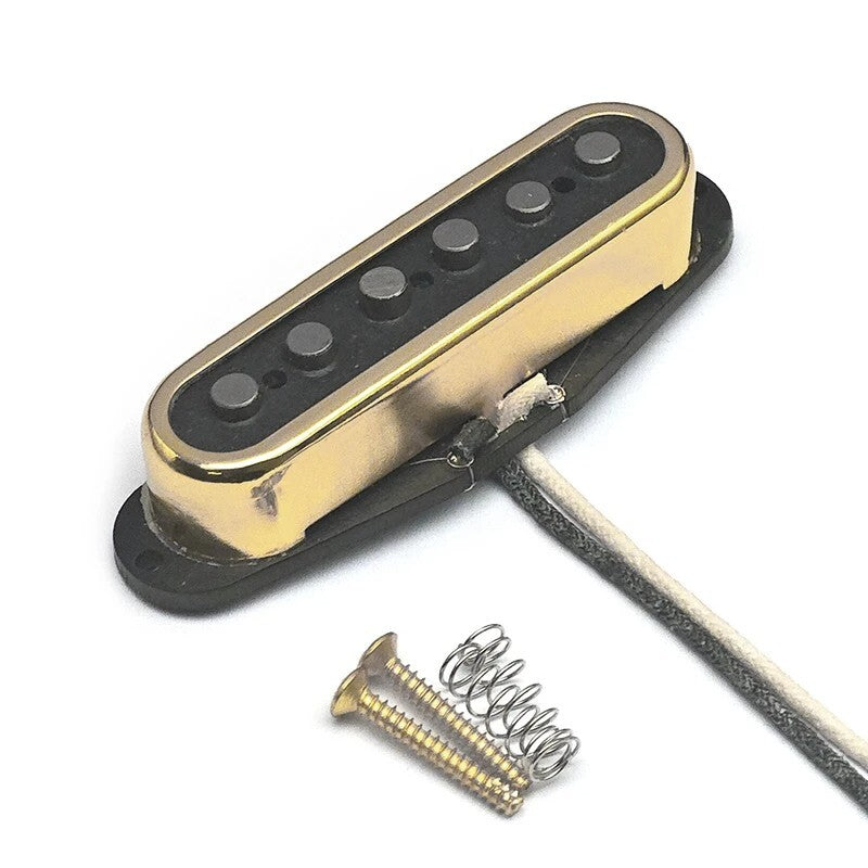 Gold Alnico 5 Guitar Single Coil Pickups Fit Stratocaster Strat