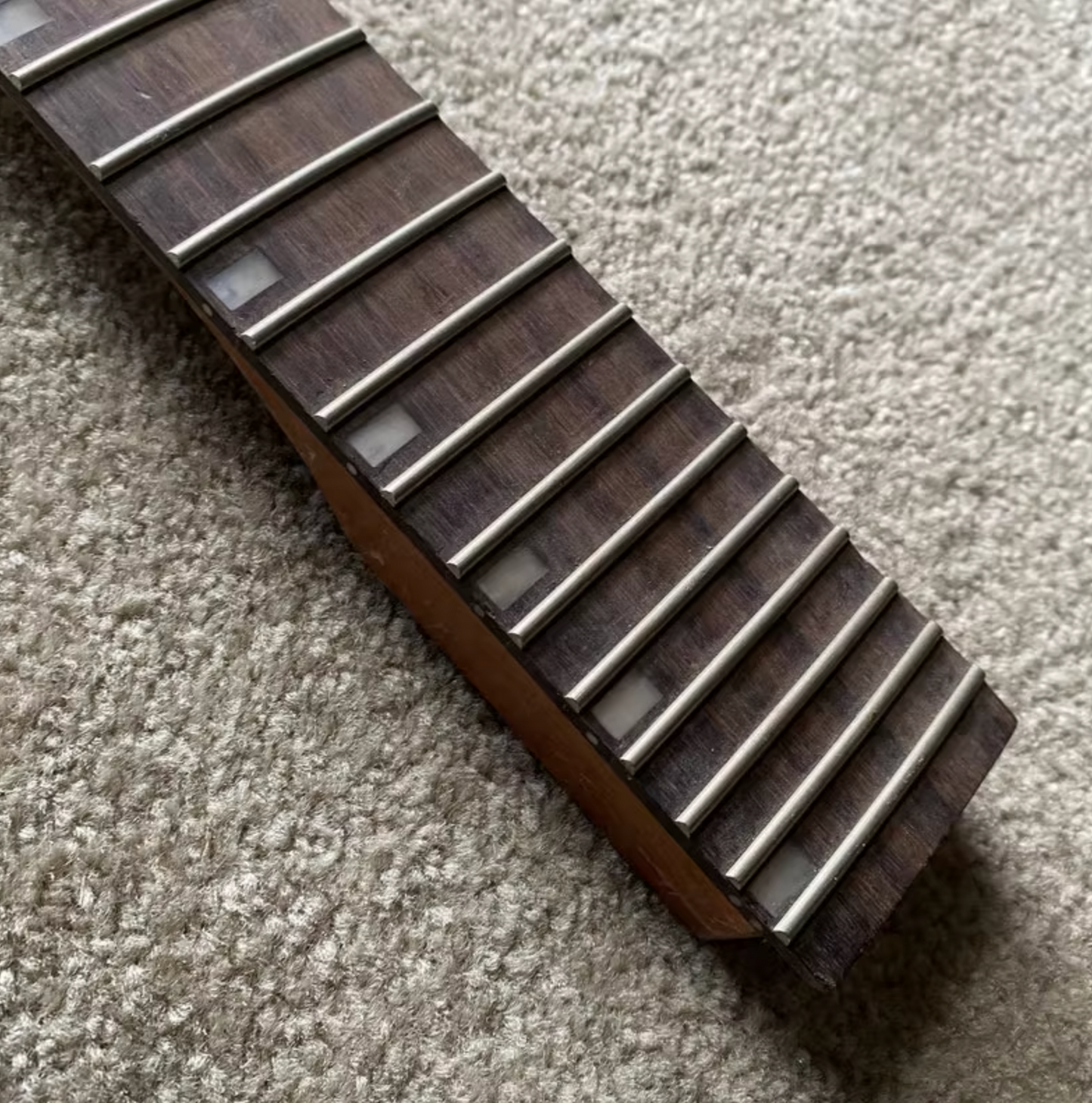 DIY Project Mahogany Wood Guitar Neck, Rosewood Fingerboard Fit Les Paul LP