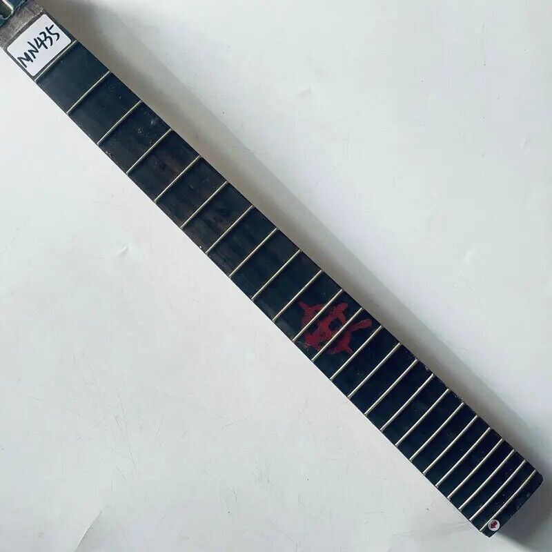 Black Maple Wood Guitar Neck, Rosewood 24 Frets Fingerboard DIY Project