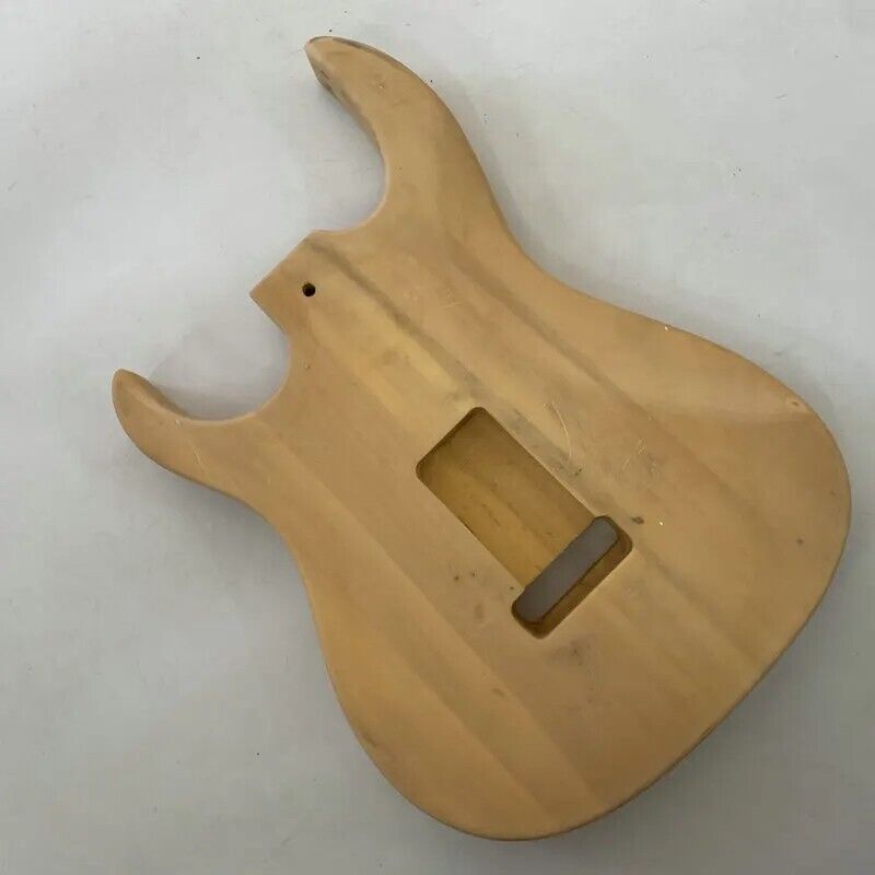 HSH Basswood Guitar Solid Body with Tiger Maple Top