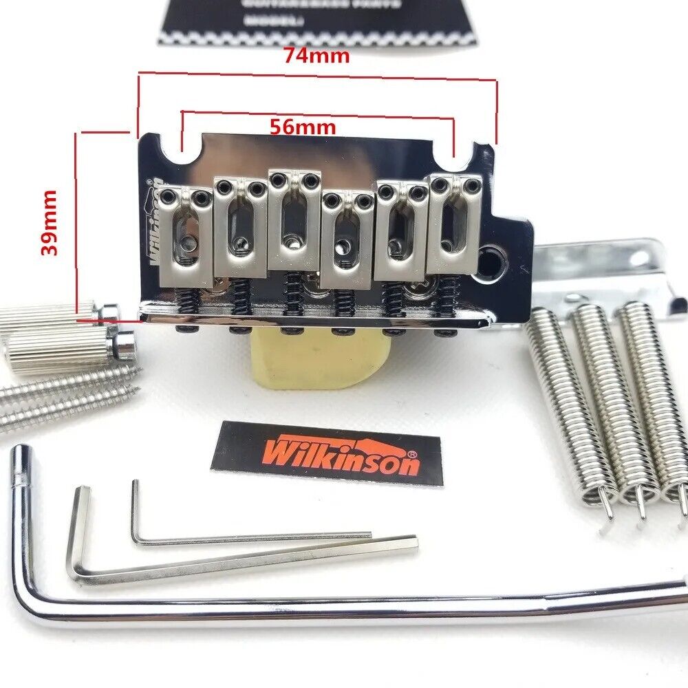 Wilkinson 2 Post Guitar Modern Bridge Tremolo For Fender Stratocaster ST